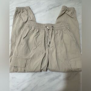 Vuori Light Tan Elastic Waist Pants